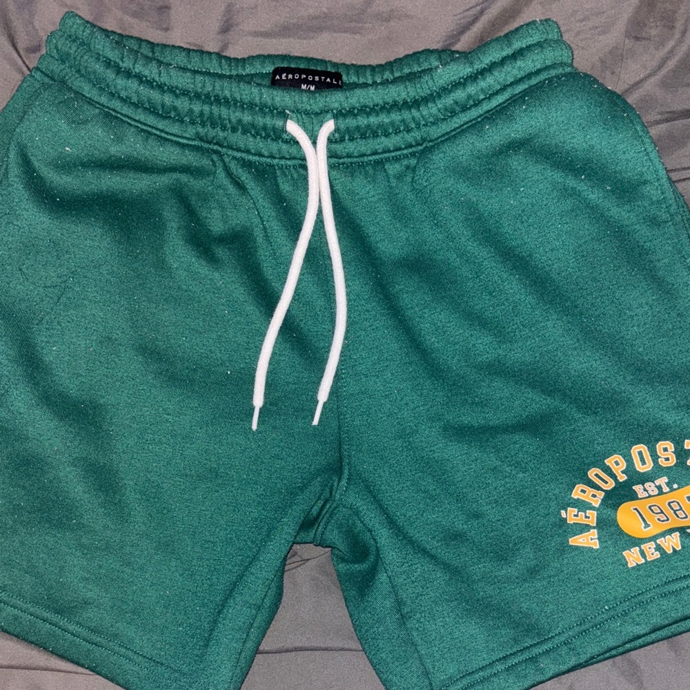 Aeropostale Green Athletic Men's/Women Shorts